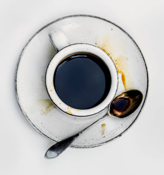 istock Aerial view of hot coffee 936369224