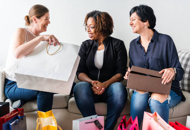 istock Women enjoy shopping 936369262