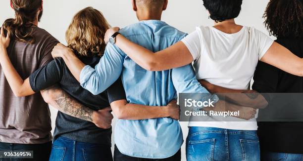 Diverse People With Teamwork Concept Stock Photo - Download Image Now - Support, People, Community