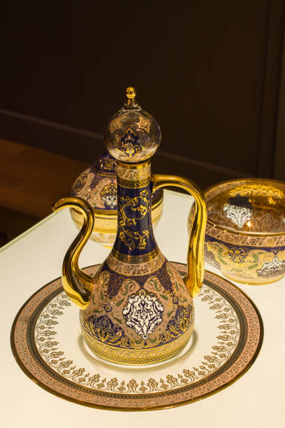 istock Very old style glass ewer water jar 936370444