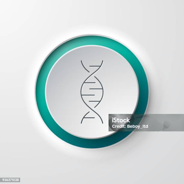 Dna Web Icon Stock Illustration - Download Image Now - DNA, Helix, Icon Symbol