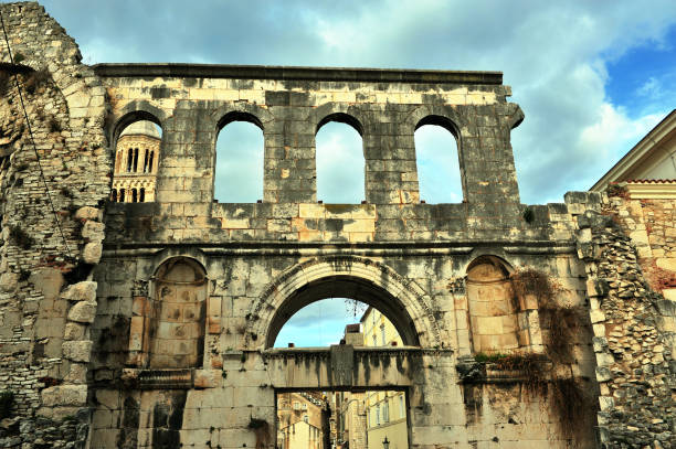 istock Arch of Diocletian palace, Split, Croatia 936375274