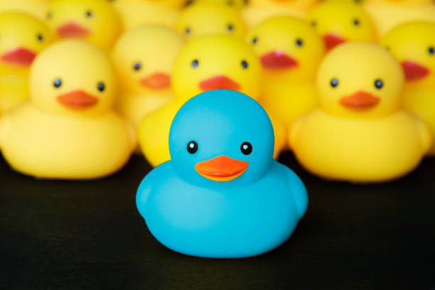 istock Closeup of rubber duckies 936375794
