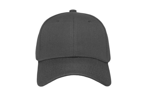 istock Baseball cap color darkgrey close-up of front view 936375948