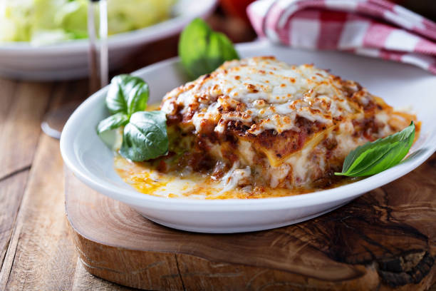 istock Traditional lasagna with bolognese sauce 936376056