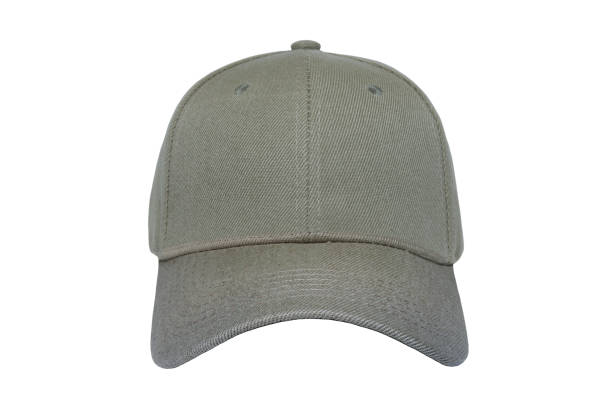 istock Baseball cap color kaki close-up of front view 936376062