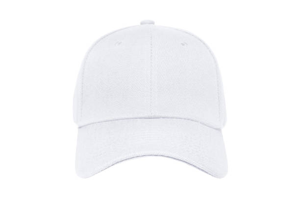istock Baseball cap color white close-up of front view 936376326