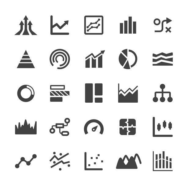 info-grafik-icons - smart-serie - identification chart stock-grafiken, -clipart, -cartoons und -symbole