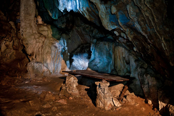 The cave and the surrounding area is sacred ground for Vietnamese revolutionaries. Here, on 28 January 1941, Ho Chi Minh re-entered Vietnam ready to lead the revolution that he had long been planning during 30 years of exile.\n\nHo Chi Minh lived in this cave, writing poetry while waiting for WWII to end. He stuck close to China so that he would be able to flee across the border if French soldiers discovered his hiding place. He named the stream in front of his cave Lenin Creek and a nearby mountain Karl Marx Peak.