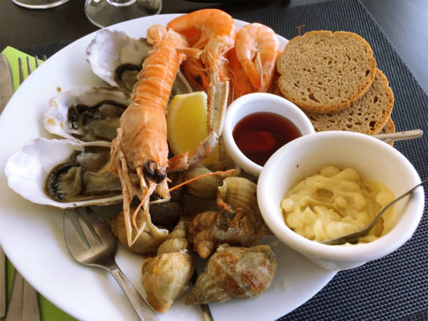 istock Mixed seafood plate , France 936383698