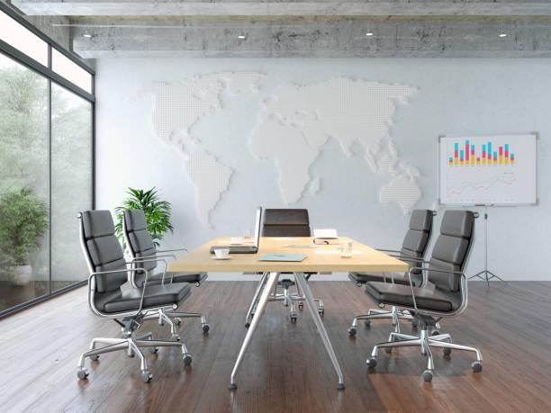 istock Meeting room in modern office 936384438