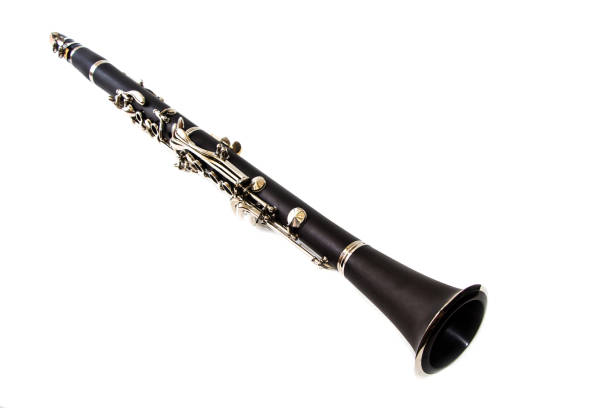 istock Beautiful clarinet isolated on white background 936384982