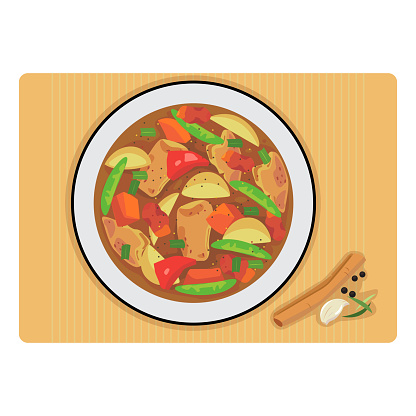 Chicken Stew Stock Illustration - Download Image Now - Carrot, Chicken  Meat, Cinnamon - iStock