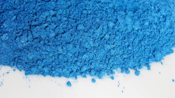 istock Lake blue mica powder 936388692