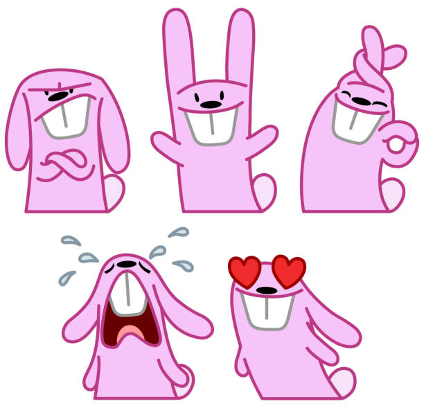 60+ White Rabbit Cry Stock Illustrations, Royalty-Free Vector Graphics ...