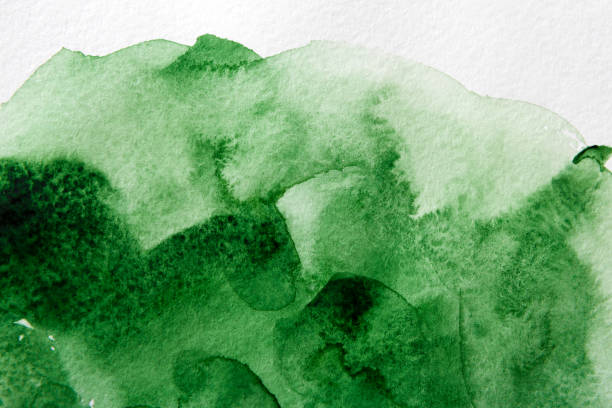 istock Abstract watercolor spot painted texture background 936396492
