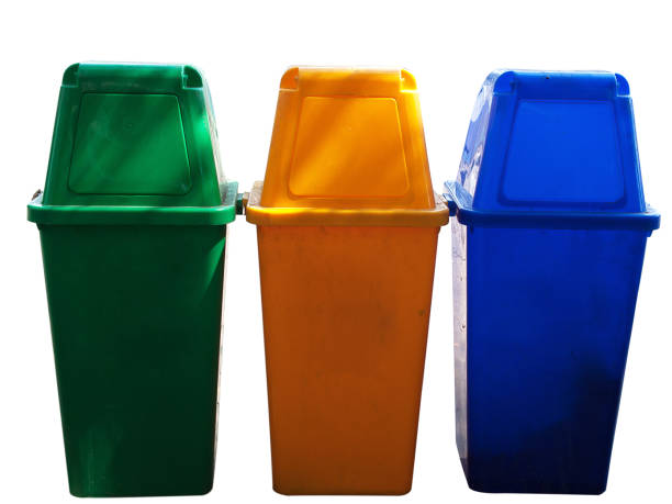 istock Garbage bins , green, yellow, blue colors. 936397634