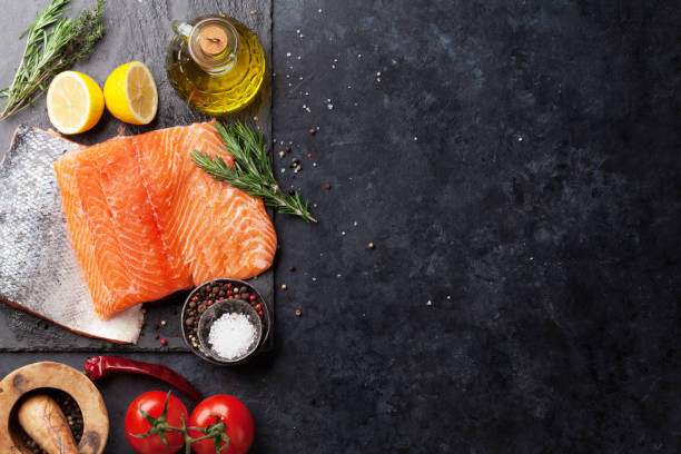 istock Raw salmon fish fillet 936407854
