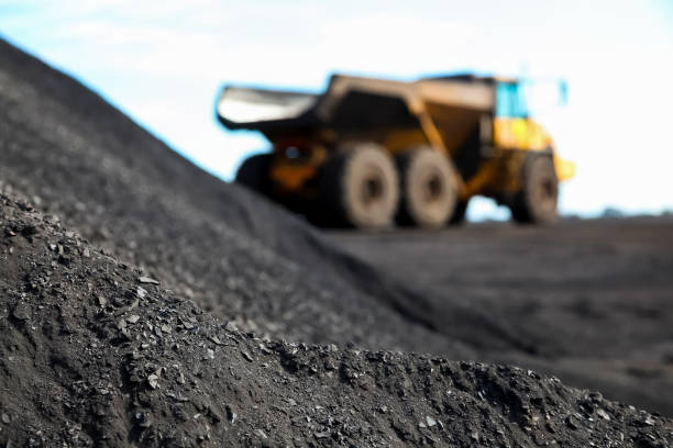 istock Close-up of Manganese rock dust after processing 936417766