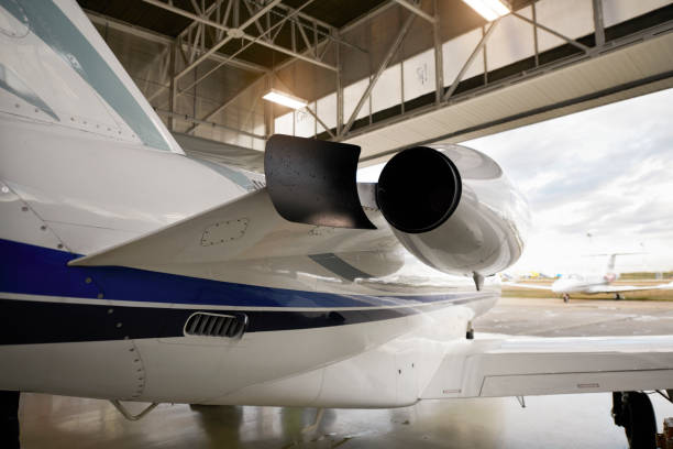 istock Aircraft in the hangar 936425348