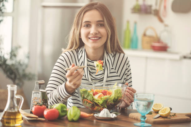istock Salad diet healthy nutrition concept 936433768