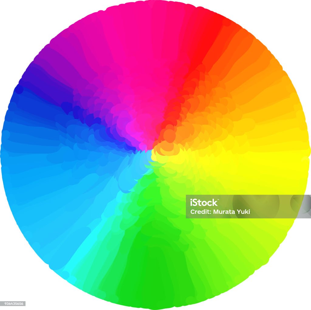 Circle Add Color Color Circle 5 Stock Illustration - Download Image Now - Abstract ...