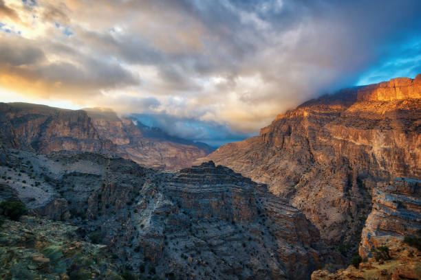 Al Hajar Mountains in Oman