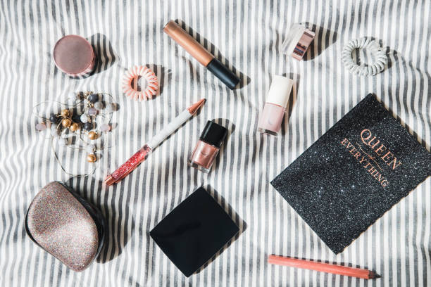 istock Woman's glamour beauty products flatlay 936444530