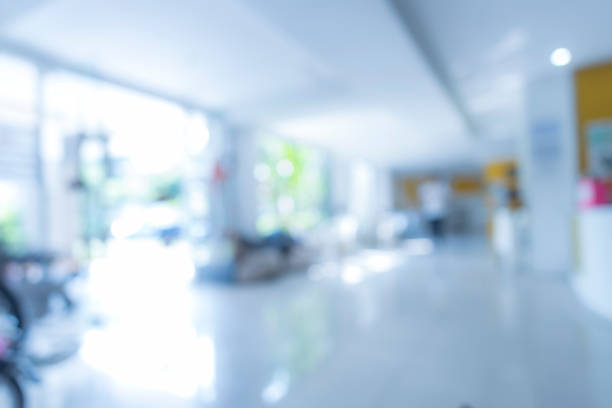 istock Abstract blur and defocused lobby of hotel interior 936445962