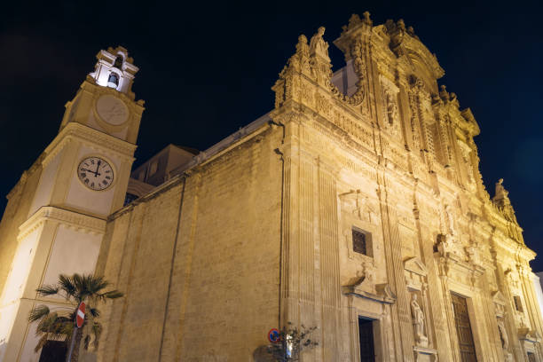 istock Evening Gallipoli, Puglia,  Italy, Saint Agata Cathedral. 936448844