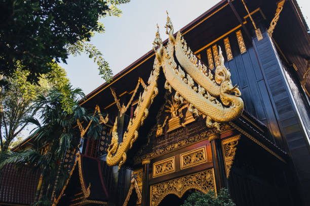 istock beautiful traditional ancient architecture in Chiang Mai, Thailand 936460828
