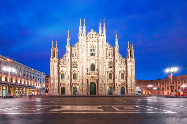 istock Milan Cathedral on Piazza del Duomo, Milan, Italy 936468160