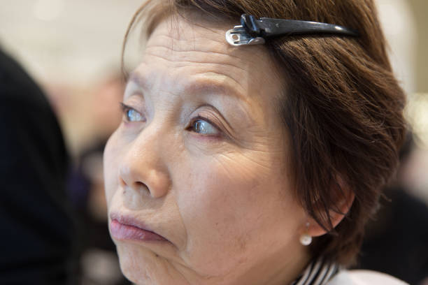 istock Senior Japanese woman makeover 936468188