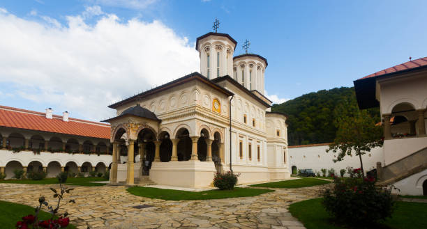 istock Church at Horezu Monastery, Romania 936469444