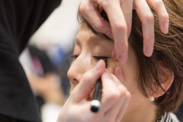istock Senior Japanese woman makeover 936470054
