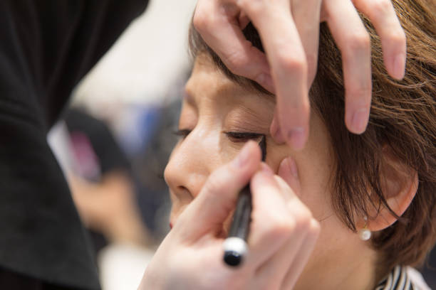 istock Senior Japanese woman makeover 936473508