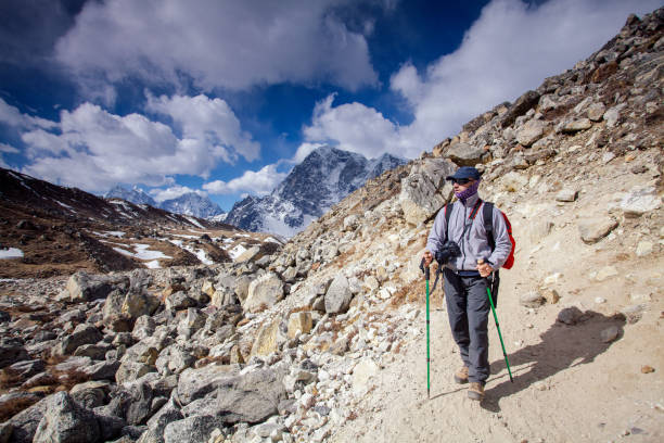 istock Hiking on Himalayas on Everest trek 936491276