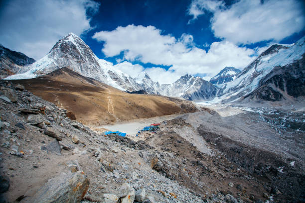 Gorak shep settlement on himalayas
