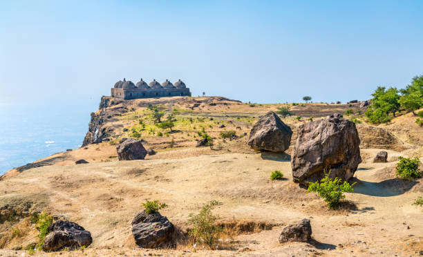 Navlakha Kothar, ancient grain storage at Pavagadh Hill. Gujarat - India