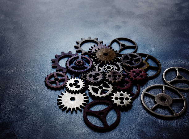 istock Gears and wheels grunge 936495776