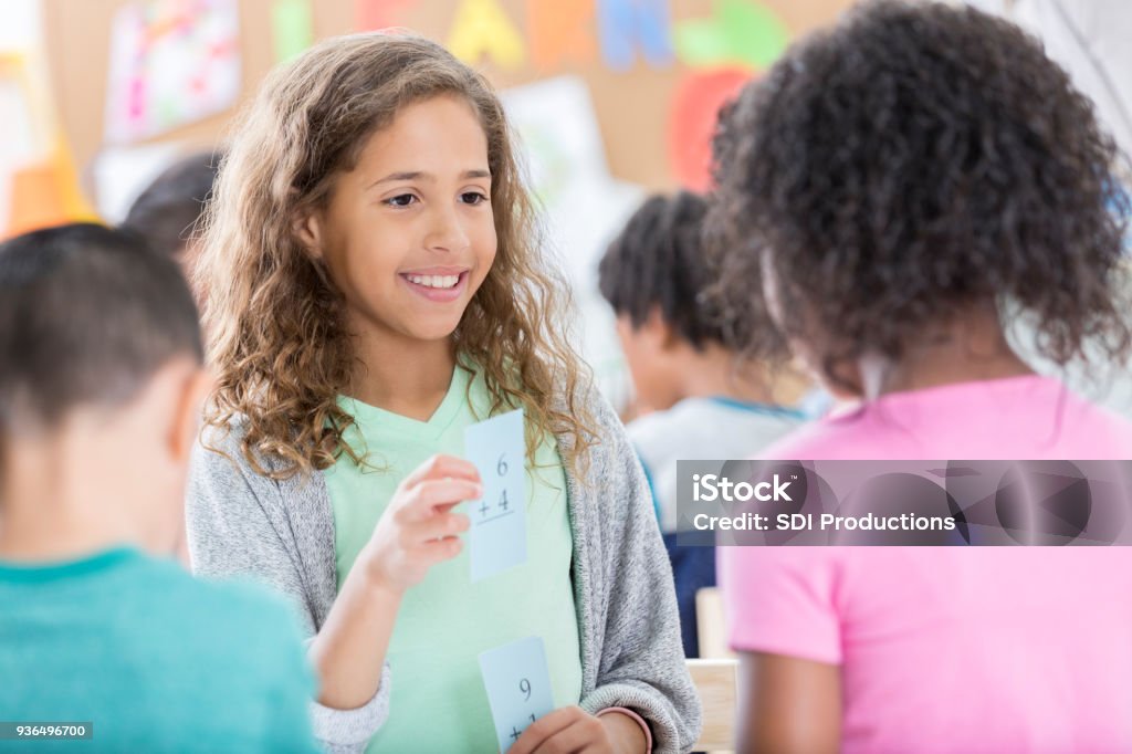 Math Group Image Diverse Group Of Students Study Math Together Stock Photo - Download ...
