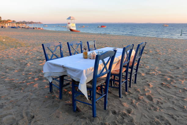 istock A restaurant’s table on the beach of Paralia Gerakinis 936501360