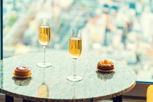 istock Gourmet pastries with white wine 936532400