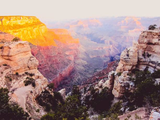 istock Golden hour sunrise at grand canyon 936560090