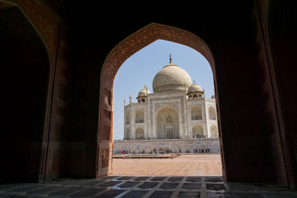 istock View of Taj mahal in Agra 936562616