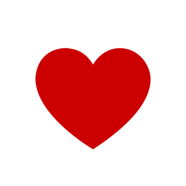 форма сердца - символ сердца иллюстрации stock illustrations