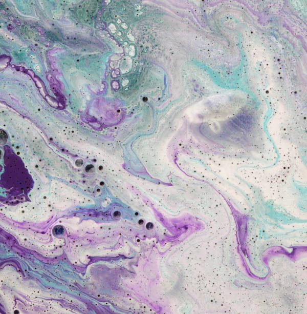 istock Colorful blots. Abstract background. Marble texture. Acrylic colors. 936566948