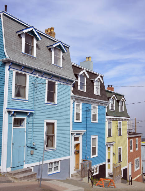 istock Jelly Bean houses in St. John's, Newfoundland 936591266