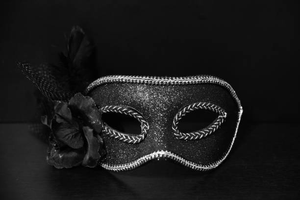 istock Monochrome Picture of a Sequin Mask 936598228