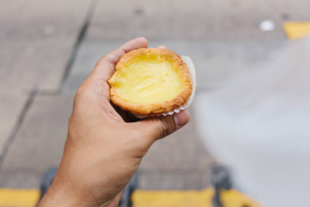 istock Famous Egg Tart at Mong Kok, Hong Kong. 936602744